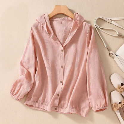 MIRI LINEN HOODIE