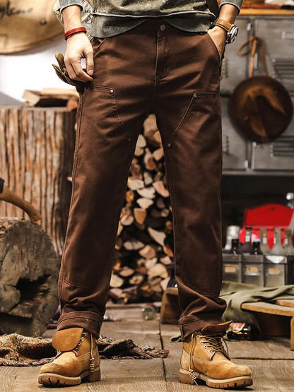 RUGGED WORKWEAR STRAIGHT-LEG UTILITY PANTS