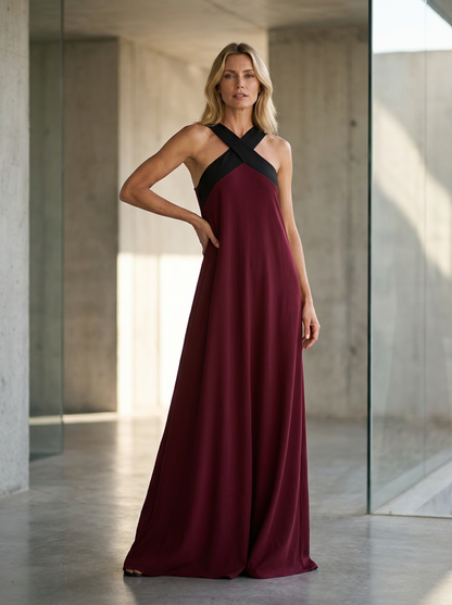 ELARA CROSS-SHOULDER DRESS
