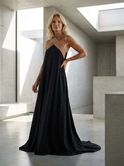 ELARA CROSS-SHOULDER DRESS