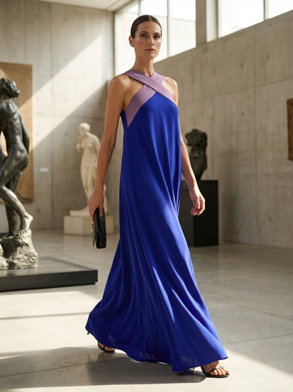 ELARA CROSS-SHOULDER DRESS