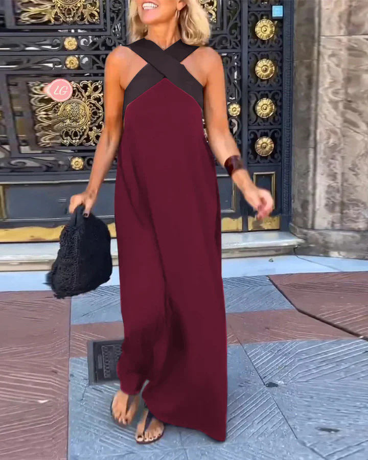 ELARA CROSS-SHOULDER DRESS