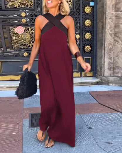 ELARA CROSS-SHOULDER DRESS