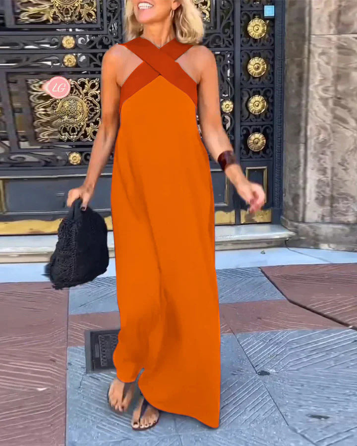 ELARA CROSS-SHOULDER DRESS