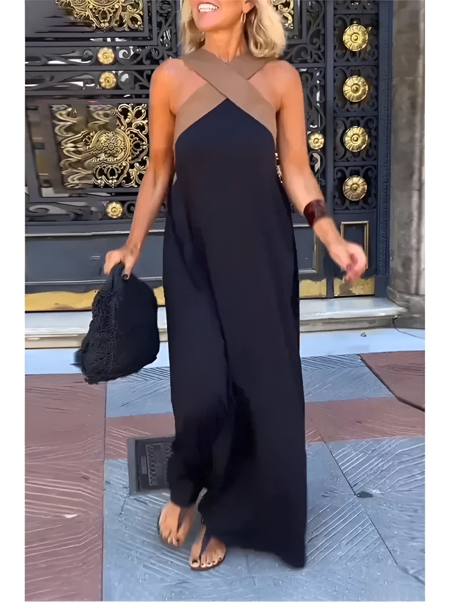 ELARA CROSS-SHOULDER DRESS