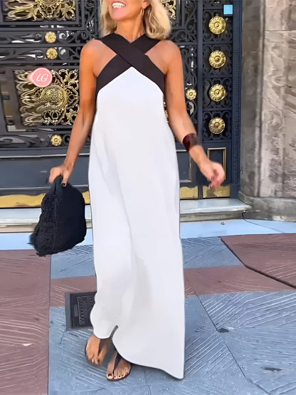 ELARA CROSS-SHOULDER DRESS
