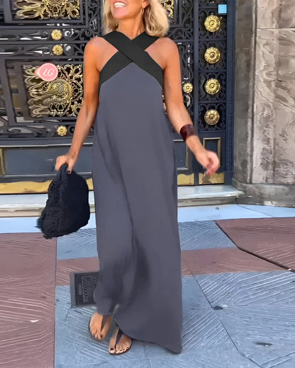 ELARA CROSS-SHOULDER DRESS